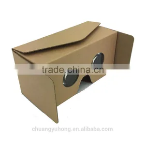 OEM Google Cardboard V2 Big Lens VR 3d Glasses 4c Printing With Bluetooth Gamepad Remote Vr Games Movies 3D Google Cardboard thumbnail-5