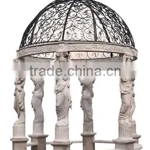 China Competitive Price Natural Stone Angle Wings Pavilion Design for Landscape thumbnail-2