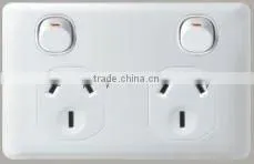Australia Standard 2 Gang Switch and 2 Gang Socket thumbnail-1