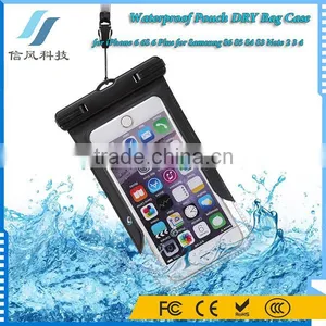 Universal ABS PVC Waterproof Pouch DRY Bag Case for IPhone 6 6S 6 Plus for Samsung S6 S5 S4 S3 Note 2 3 4 for Swimming thumbnail-1