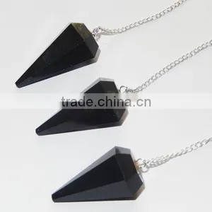 Wholesale Gemstone Pendulums Healing Pendulum Facetted Pendulum Dowsing Pendulum thumbnail-2
