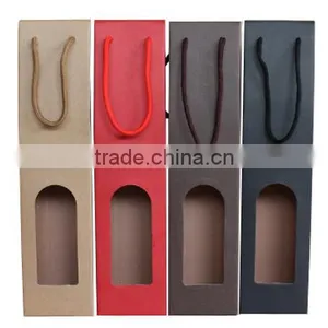 2016 Wholesale Custom Fashion Design Foldable Red Wine Box thumbnail-2