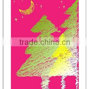 Wall Decoration Canvas Painting of Chrismas Tree thumbnail-1