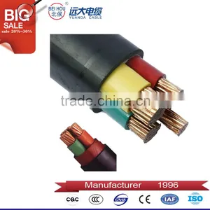0.6/1kv Copper Conductor PVC Insulated Power Cable /95mm2,120mm2.240mm2,185mm2,150mm2,300mm2 thumbnail-1