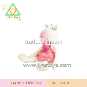 Soft Toy Sitting Cow thumbnail-1