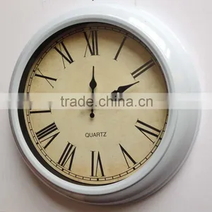 High Quality Classical 12 Inch Iron Metal Wall Clock 2016 thumbnail-1