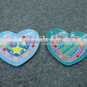 Melamine Heart Shaped Plate thumbnail-1
