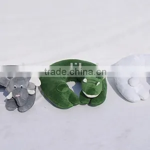 Very Cute Embroidered Plush Animal Pillow thumbnail-3