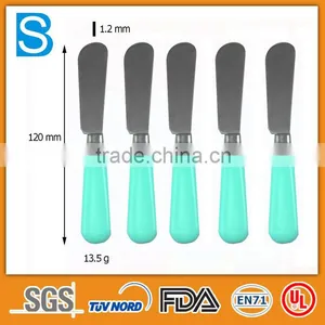 12 cm Colorful Handle Fancy Stainless Steel Butter Knife thumbnail-1