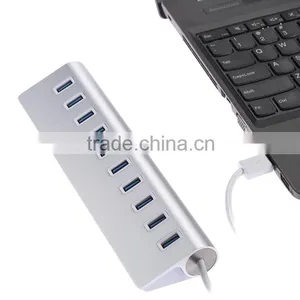 Aluminum Alloy Multi 10 Port USB 3.0 HUB thumbnail-1