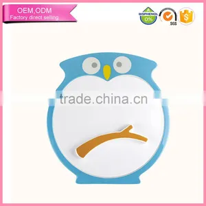BPA Free Plastic Baby Child Plate and Training Bowl With Animal Design thumbnail-1