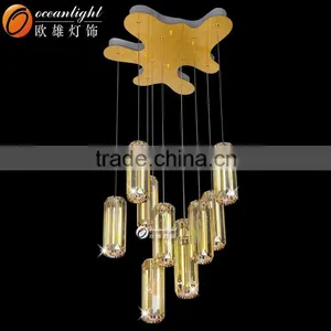 2016 Modern Chandelier,led Chandelier Lights OM88565-10 Cognac thumbnail-1