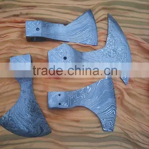 Handmade Damascus Axe Head thumbnail-2