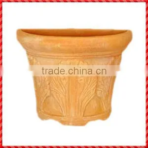 Useful Handmade Outdoor Terracotta Hanging Wall Planters thumbnail-1