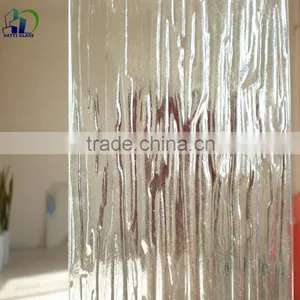 6mm Tempered Aqualite Patterned Glass for Beach Table thumbnail-2