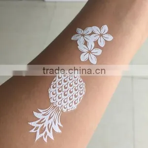 Lovely Children Pineapple White Sticker Customize Flash White Tattoos thumbnail-1