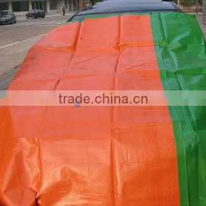 Orange/blue Anti-uv pe Lamination Tarpaulin Sheet thumbnail-2