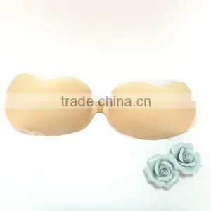 Hot Sell High Quality Wholesale China Factory Sexy Invisible Breathable Strapless Self Adhesive Silicon Bras thumbnail-5