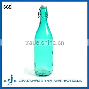 1L Colorful Glass Wine Bottle With Swing Lid thumbnail-5