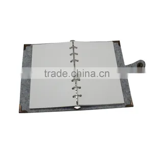 China Factory Wholesale Felt Notebooks and Diary With Clasp thumbnail-4