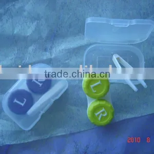 "L"and "R" Colorful Contact Lens pp Case With Tweezers thumbnail-1
