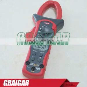 Professional UT205A LCD Digital 1000 Clamp Multimeters DC AC Volt Ampere Ohm Hz Auto Range Tester Meters thumbnail-2