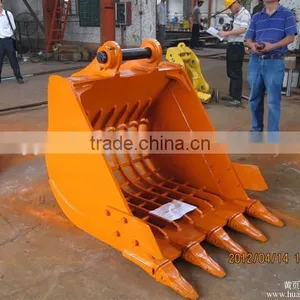 EX120-6 Excavator Bucket Hitachi Standard Bucket With Bucket Teeth thumbnail-2