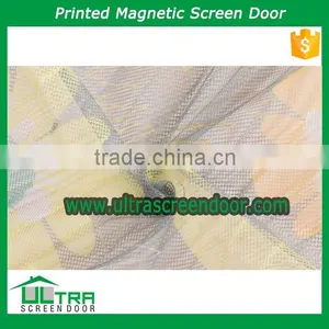 Printed Sun Flower & Banana Magic Mesh Screen Curtain Door thumbnail-4