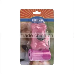Plastic Dog Dispenser +2rolls Waste Bags Pet Garbage Bags With Case thumbnail-1