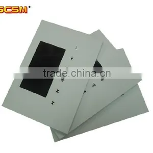 Hot 10 Inch Chrome Paper uv Printing Lcd Video Greeting Card Digital Business Card Video Brochure for Advertising thumbnail-3