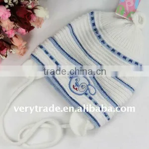 Infant Knitted Earflap Hat thumbnail-1