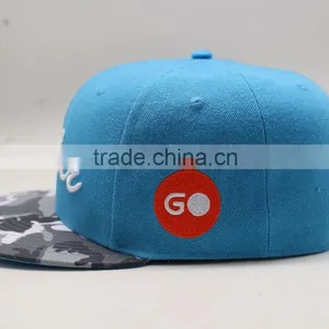 Acrylic Material and Snapback Cap Sports Cap Type 6 Panel Cap Flat Brim thumbnail-4