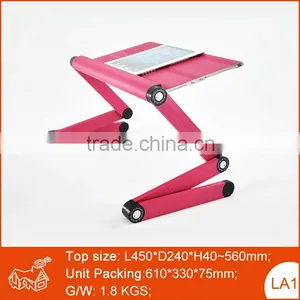 Excellent Gift Promotion Portable Adjustable Aluminum Portable Folding Laptop Stand thumbnail-1