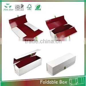 Wine Foldable Paper Box,wine Rigid Foldable Box, Packaging Foldable Box thumbnail-1