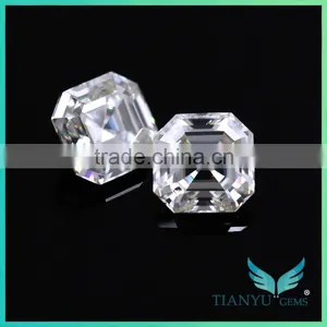 China Factory Synthetic Diamond Asscher Cut Forever Brilliant Moissanite Stones thumbnail-4