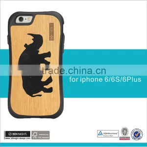 2016 Handmade for Wood Iphone 5 Case,for Wood Iphone 6 Case ,wood Case for Iphone 6 5 With Logo Engraved thumbnail-3