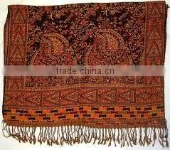 Shawls,Beautiful Embroided Pashmina Shawl,Ladies Shawls thumbnail-1
