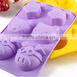 Food Grade Animal Pig Shaped Cake Mold Silicone thumbnail-4