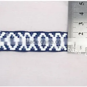 High Quality Polyester 20mm Ethnic Woven Yarn Dyed Webbing for Garment thumbnail-6