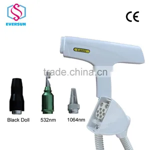 015 Newest!!1064nm 532nm nd Yag Laser Pulsed Dye Laser for Tattoo Removal Vascular and Skin Rejuvenation With CE thumbnail-5