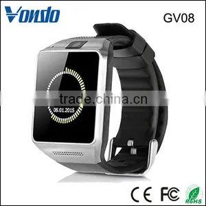 Bluetooth 4.0 Watch Phone Smart Watch Wrist With Camera Touch Screen Smart Watch For HTC Samsung Galaxy S4/S5/S6 thumbnail-3