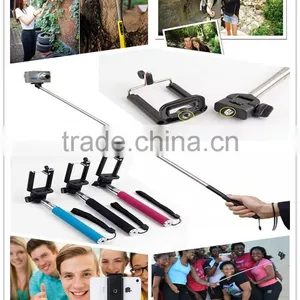 Hot Sale New Product Black Pink Blue Green Color Selfie Stick 2015 thumbnail-3