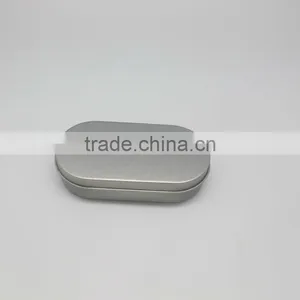 Rectangular Tin Box With Hinged Lid thumbnail-1