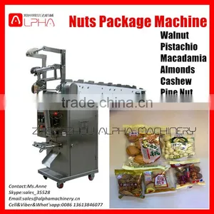 Walnut Pistachio Macadamia Almonds Cashew Pine Nut Hazelnut Nuts Use Bucket Hopper Package Machine thumbnail-1