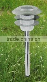 Stainless Steel Solar Garden Lighter. thumbnail-1
