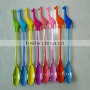 100% Food Grade Flexible Silicone Baby Spoon With Custom Logo thumbnail-5