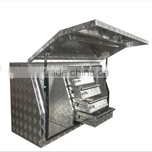 Aluminum Tool Box With Removable Drawers for Pickup and Truck thumbnail-2
