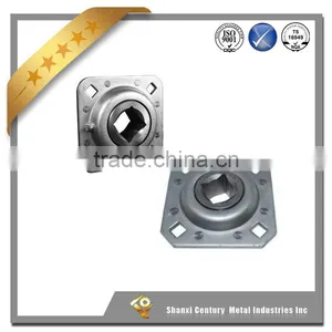 Riveted Flange Bearing With 1 1/4" Square Center. thumbnail-1