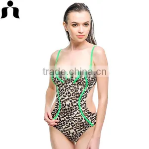 2017 Hot Sale Leopard One-piece Bathing Wear thumbnail-6
