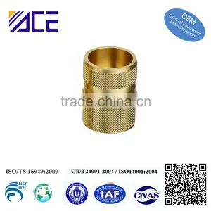 Precision Machined Brass Telecommunication Connector thumbnail-1